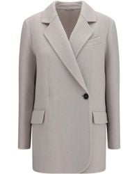 Brunello Cucinelli - Single-Breasted Notched-Lapels Jacket - Lyst