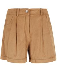 ERMANNO FIRENZE - Pleated Shorts - Lyst
