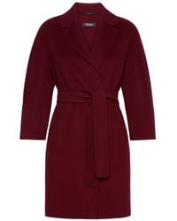 Max Mara - Long-Sleeved Reversible Coat - Lyst