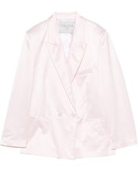 forte_forte - Long-Sleeve Blazer - Lyst