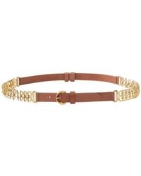 Pinko - Chain Insert Buckle Belt - Lyst