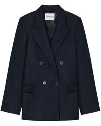 Closed - Double-Breasted Fitted Blazer - Lyst