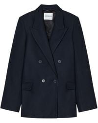 Closed - Double-Breasted Long-Sleeve Blazer - Lyst