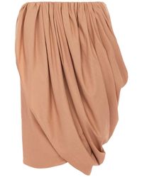 Chloé - Chloé Draped Asymmetric Skirt - Lyst
