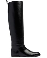 KHAITE - 25Mm Colt Leather Knee High Boots - Lyst