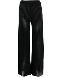 Fabiana Filippi - Straight-Leg Ribbed Trousers - Lyst