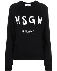 MSGM - Logo Details Hoodie - Lyst
