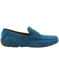 Ferragamo - Ferragamo Almond Toe Slip-On Loafers - Lyst