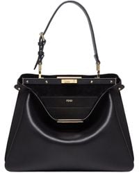 Fendi - Peekaboo Soft Medium Tote Bag - Lyst