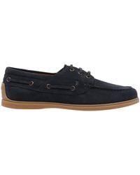 Tod's - Logo Embossed Lace-Up Loafers - Lyst