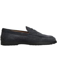 Tod's - Suede Slip-On Loafers - Lyst