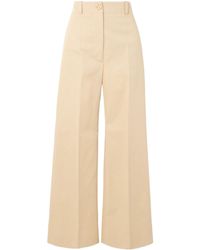 Patou - High Waist Wide Leg Casual Pants - Lyst