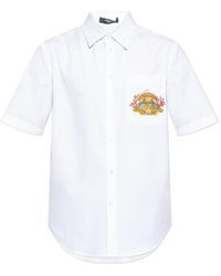Versace - Shirt With A Pocket - Lyst