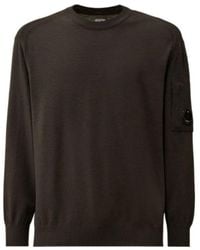 C.P. Company - Lens-Detail Crew-Neck Sweater - Lyst