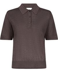 Loulou de Saison - Short-Sleeved Polo Shirt - Lyst