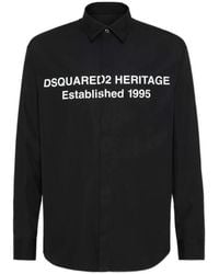 DSquared² - Logo-Print Shirt - Lyst