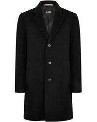 BOSS - Solid Color Coat - Lyst