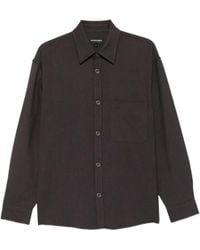 Emporio Armani - Patch Detail Regular Shirt - Lyst