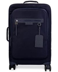 Longchamp - Wheeled Leather-Trimmed Troley - Lyst