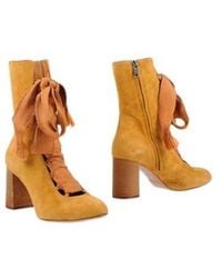 Chloé - Lace-Up Ankle Boots - Lyst