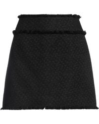 Dolce & Gabbana - Solid-Colored A-Line Wool Skirt - Lyst