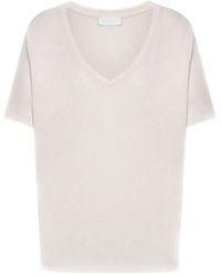 Dondup - V-Neck T-Shirt - Lyst