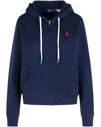 Polo Ralph Lauren - Full-Zip Drawstring Hoodie - Lyst