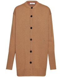 Ferragamo - Ferragamo Ribbed Knit Cardigan Dress - Lyst