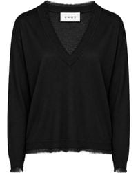 Kaos - V-Neck Sweater - Lyst