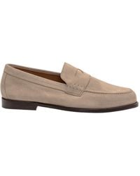 Doucal's - Almond Toe Loafers - Lyst