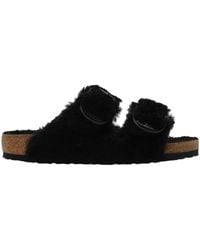 Birkenstock - Logo Slippers - Lyst