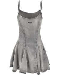 DIESEL - De-Spoky- Denim Mini Dress - Lyst