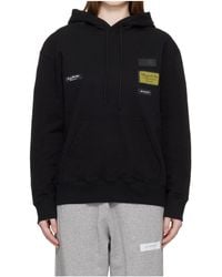 MM6 by Maison Margiela - Drawstring Patch Hoodie - Lyst