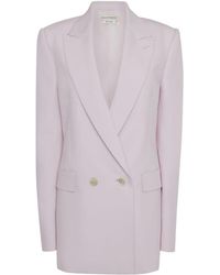 McQueen - Double-Breasted Tailored Blazer - Lyst