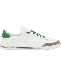 Dolce & Gabbana - Saint Tropez Calfskin Sneakers - Lyst
