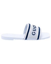Gucci - Slides With Logo - Lyst