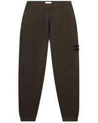 Stone Island - Loose-Fit Joggers With Pockets And Elasticated Cuffs - Lyst