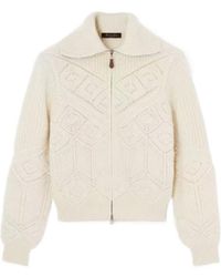 Loro Piana - Zippered Long-Sleeved Sweater - Lyst