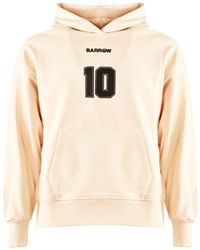 Barrow - Graphic-Print Cotton Hoodie - Lyst