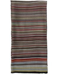 Paul Smith - Signature Stripe Wool And Silk Scarf - Lyst