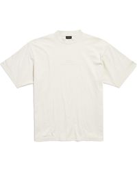 Balenciaga - Bb Logo Embroidered Crewneck T-Shirt - Lyst
