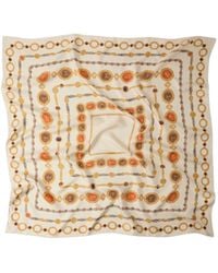 Versace - Printed Silk Twill Scarf 90 Cm - Lyst