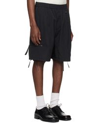 NULLUS 8-Pocket Cargo Shorts in Black for Men | Lyst