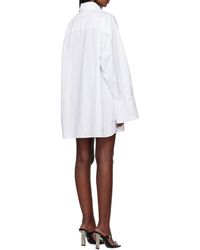 Off-White c/o Virgil Abloh - Button-Up Long-Sleeved Shirt Dress - Lyst