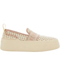 Ferragamo - Ferragamo Logo Jacquard Platform Sneakers - Lyst
