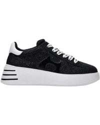 Hogan - Crystal-Embellished Lace-Up Low-Top Sneakers - Lyst
