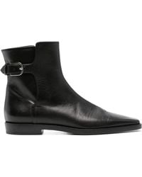 TOTEME - Belted Leather Boot - Lyst