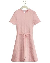 Dior - Short Flared Cannage Dress - Lyst