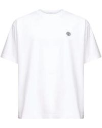 Stone Island - Compass Logo Appliqué T-Shirt - Lyst