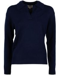 MC2 Saint Barth - Eze Polo Collar Sweater - Lyst
